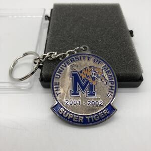 University of Memphis Tigers Key Chain Super Tiger 2001 - 2002